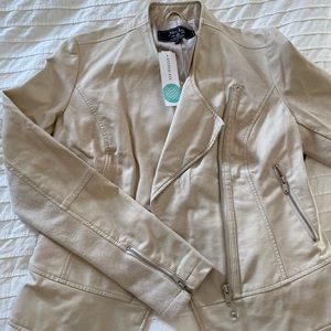 NWT Faux Leather Jacket
